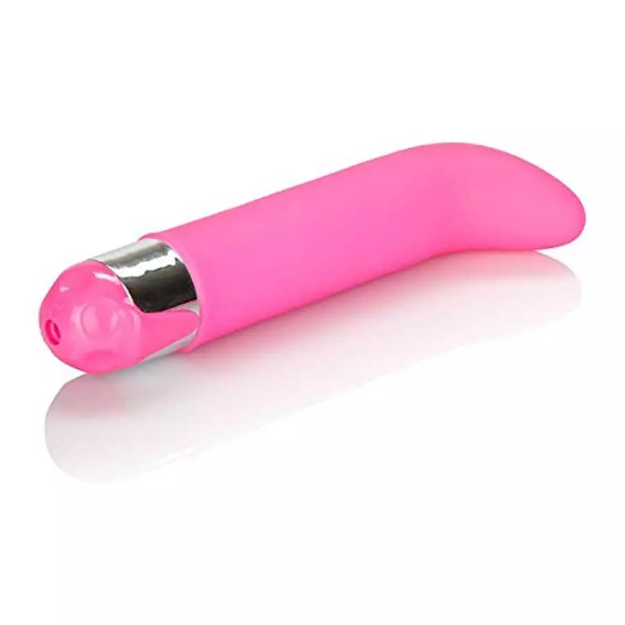 CalExotics Shane’s World Silicone “G” - Waterproof Sex Toys for Couples - Adult Vibe G Spot Massager - Pink