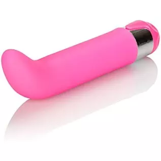 CalExotics Shane’s World Silicone “G” - Waterproof Sex Toys for Couples - Adult Vibe G Spot Massager - Pink