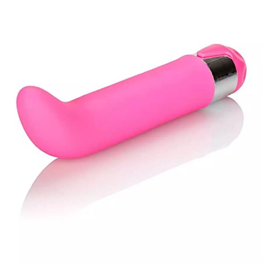 CalExotics Shane’s World Silicone “G” - Waterproof Sex Toys for Couples - Adult Vibe G Spot Massager - Pink