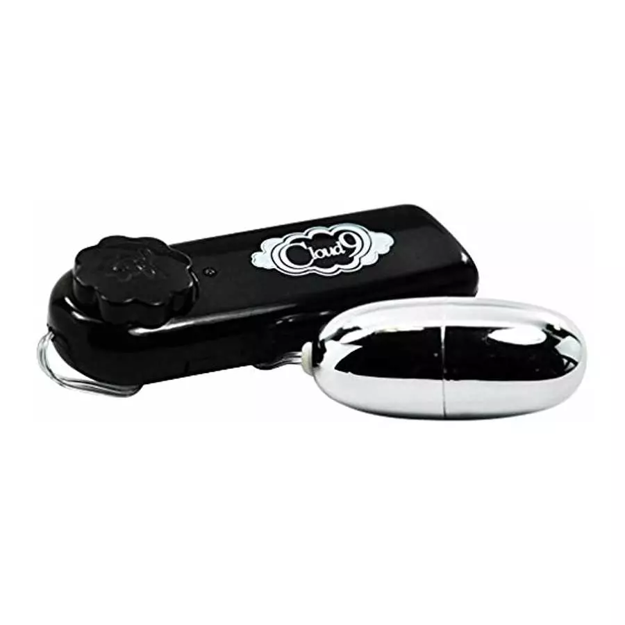 Cloud 9 Novelties Vibrating Pocket Bullet with Bonus Cock Rings and Remote Control, Black, 0.12 Pound