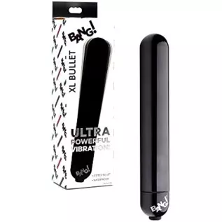 BBH XL Vibrating Metallic Bullet - Black
