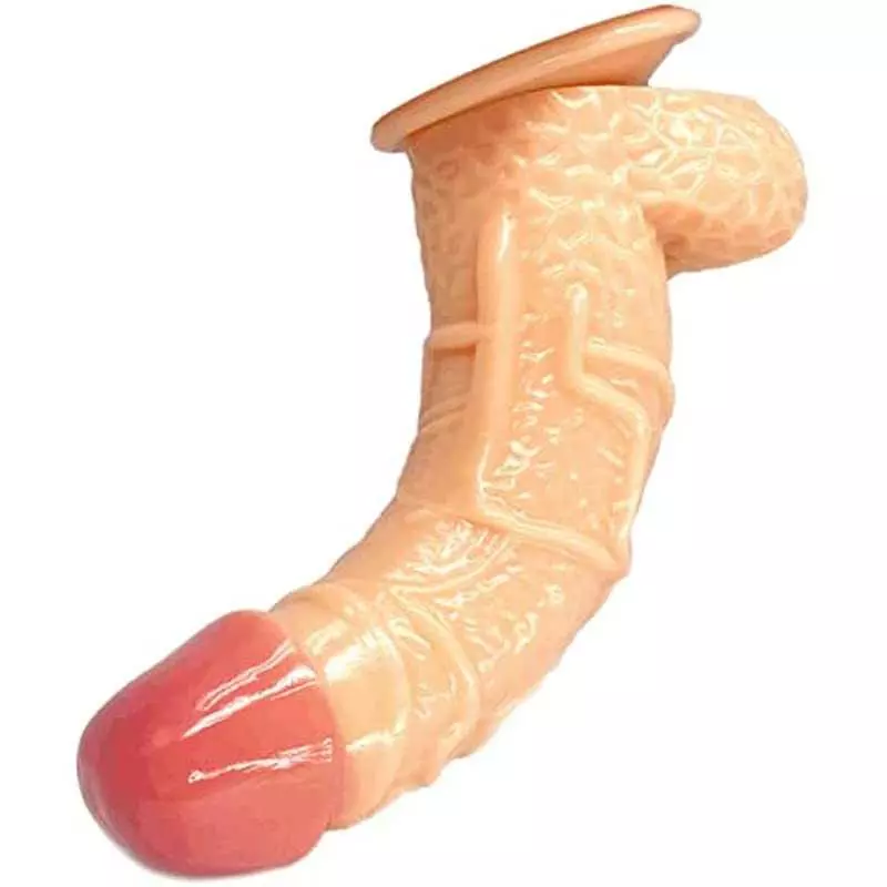 xofoco Realistic Dildo with Suction Cup, Flesh