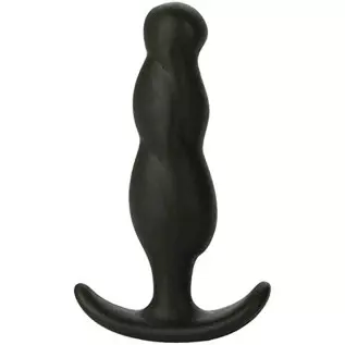 Doc Johnson Mood - Naughty 3 - Silicone Anal Plug - Medium - 3.9 in. Long and 1 in. Wide - Tapered Base for Comfort Between The 