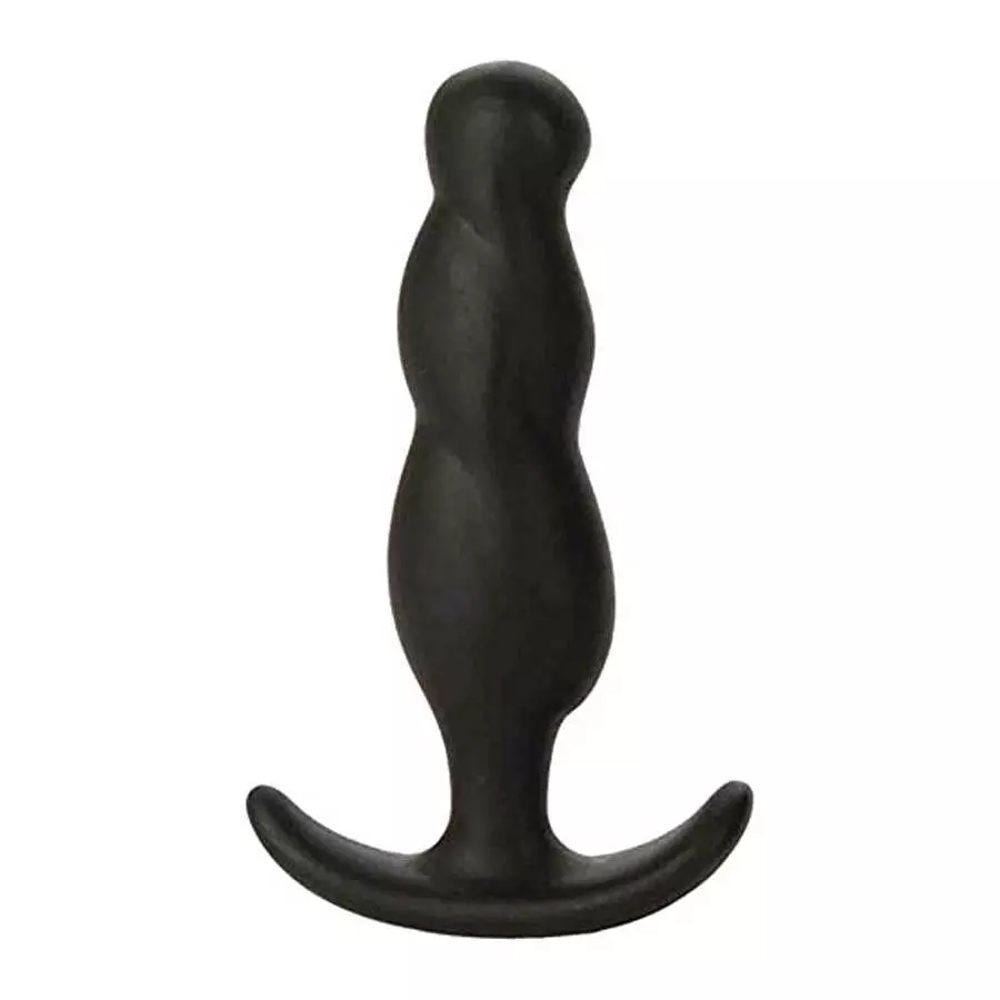 Doc Johnson Mood - Naughty 3 - Silicone Anal Plug - Medium - 3.9 in. Long and 1 in. Wide - Tapered Base for Comfort Between The 