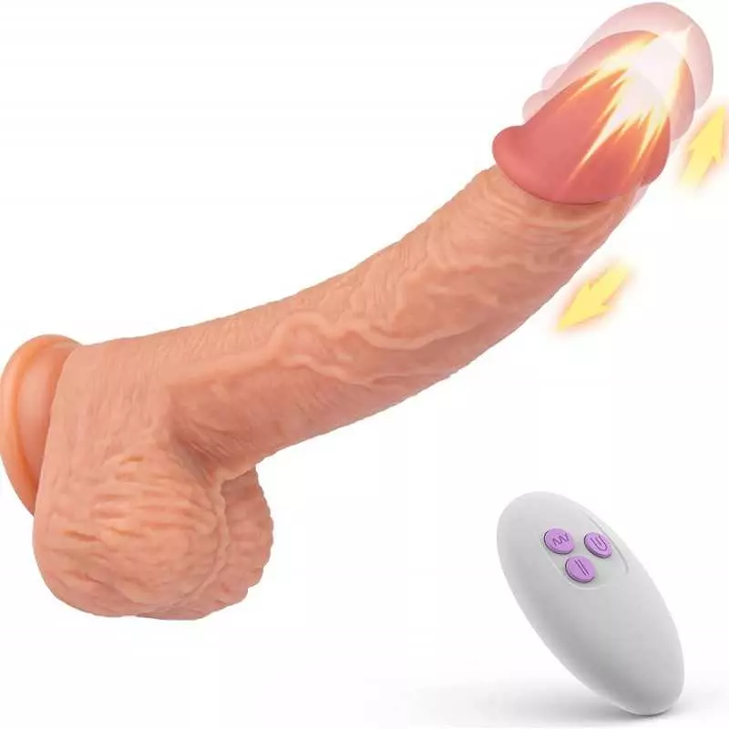 8.6 inch Thrusting Dildo Vibrator Sex Toys for Women, Vibrator Adult Sex Toys Realistic Vibrating Dildos with 3 Thrusting & Rota 8.6 inch Thrusting Dildo Vibrator Sex Toys for Women, Vibrator Adult Sex Toys Realistic Vibrating Dildos with 3 Thrusting & Rota