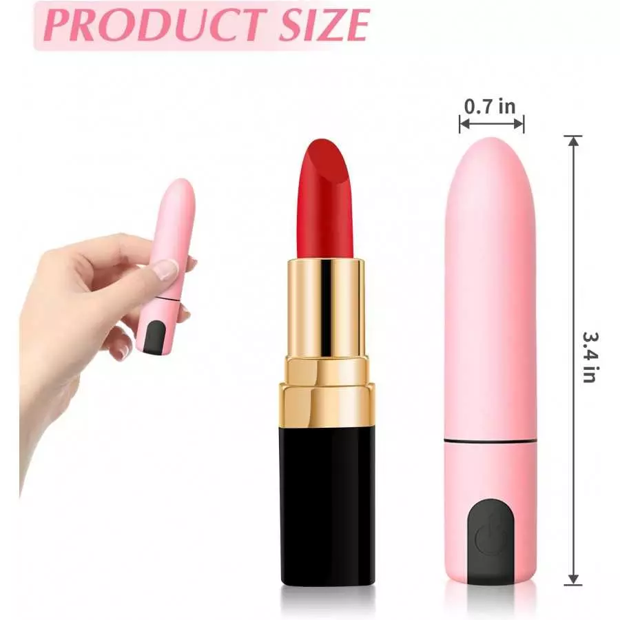 G Spot Bullet Vibrator Nipple Clitorals Stimulator USB Rechargeable for Travel - 10 Modes Portable Waterproof Mini Vaginal Anal 
