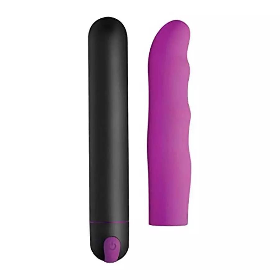 XL Silicone Bullet and Wavy Sleeve