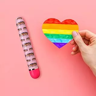 Blush The Collection Pride Vibe Bullet Adjustable Multi-Speed Vibrations Waterproof Vibrator, Sex Toy for Women, Pink Blush The Collection Pride Vibe Bullet Adjustable Multi-Speed Vibrations Waterproof Vibrator, Sex Toy for Women, Pink