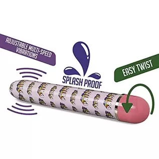Blush The Collection Pride Vibe Bullet Adjustable Multi-Speed Vibrations Waterproof Vibrator, Sex Toy for Women, Pink Blush The Collection Pride Vibe Bullet Adjustable Multi-Speed Vibrations Waterproof Vibrator, Sex Toy for Women, Pink