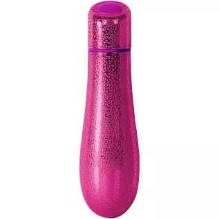 BMS Rain 7 Function Textured Bullet Waterproof Vibrator, Fuchsia, 3 Inch