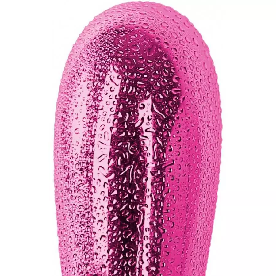BMS Rain 7 Function Textured Bullet Waterproof Vibrator, Fuchsia, 3 Inch