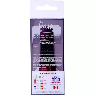 BMS Rain 7 Function Textured Bullet Waterproof Vibrator, Fuchsia, 3 Inch BMS Rain 7 Function Textured Bullet Waterproof Vibrator, Fuchsia, 3 Inch