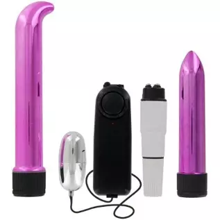 Trinity Vibes G-spot Vibe, Vibrator, Remote-controlled Egg and The Mini-massager Ladies Pleasure Kit