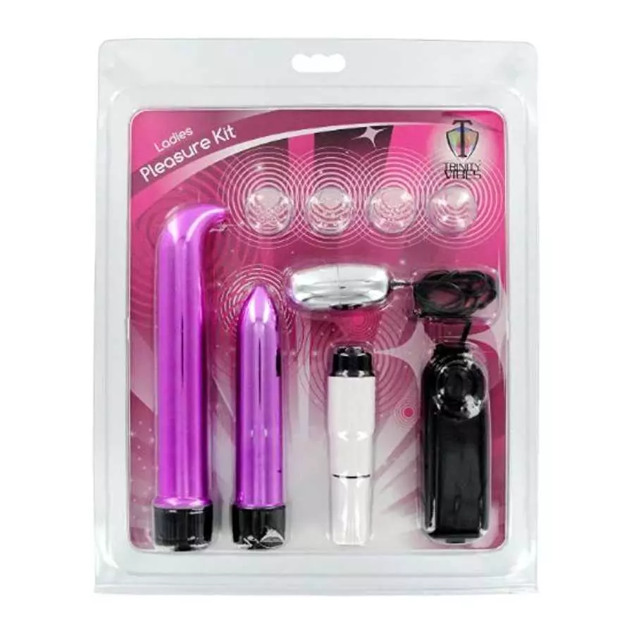 Trinity Vibes G-spot Vibe, Vibrator, Remote-controlled Egg and The Mini-massager Ladies Pleasure Kit