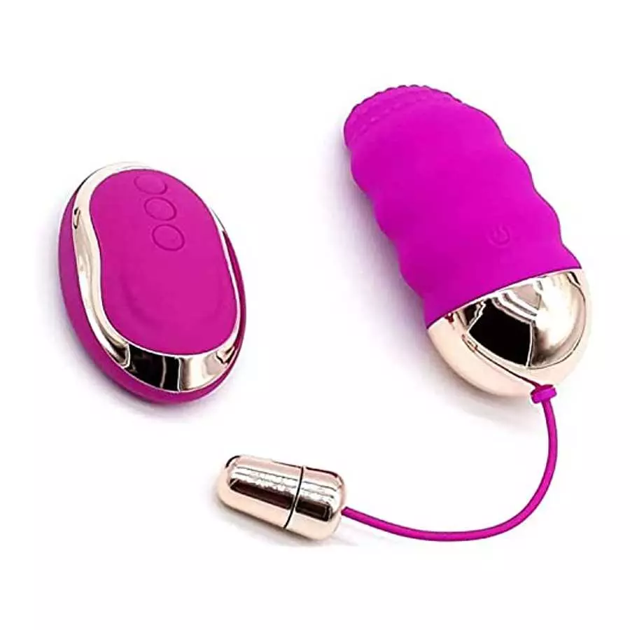 Leseox Remote Control G-Spot Clitoral Bullet Vibrator for Women, Rechargeable Stimulating Jump Egg for Clitoris Quick Orgasm, Mu Leseox Remote Control G-Spot Clitoral Bullet Vibrator for Women, Rechargeable Stimulating Jump Egg for Clitoris Quick Orgasm, Mu