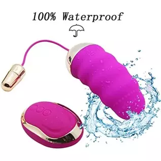 Leseox Remote Control G-Spot Clitoral Bullet Vibrator for Women, Rechargeable Stimulating Jump Egg for Clitoris Quick Orgasm, Mu Leseox Remote Control G-Spot Clitoral Bullet Vibrator for Women, Rechargeable Stimulating Jump Egg for Clitoris Quick Orgasm, Mu