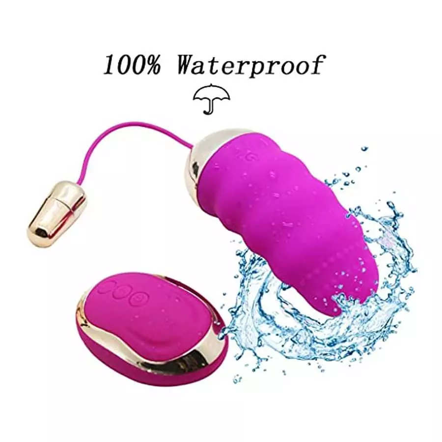 Leseox Remote Control G-Spot Clitoral Bullet Vibrator for Women, Rechargeable Stimulating Jump Egg for Clitoris Quick Orgasm, Mu