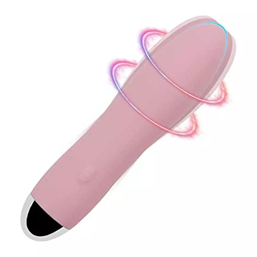 Bullet Vibrator - Portable Vaginal Clitoris Massager, Mini Dildo Nipple Stimulator, Magnetic USB Rechargeable with 7 Powerful Vi