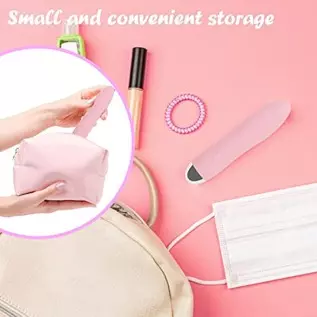 Bullet Vibrator - Portable Vaginal Clitoris Massager, Mini Dildo Nipple Stimulator, Magnetic USB Rechargeable with 7 Powerful Vi