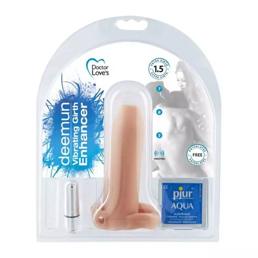 Doctor Love's Light Flesh Deemun 6" X 1.5" Extra Girth, 10.08 Pound