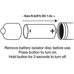 Rocks Off Ro-80 Single Speed Bullet - Champagne Gold