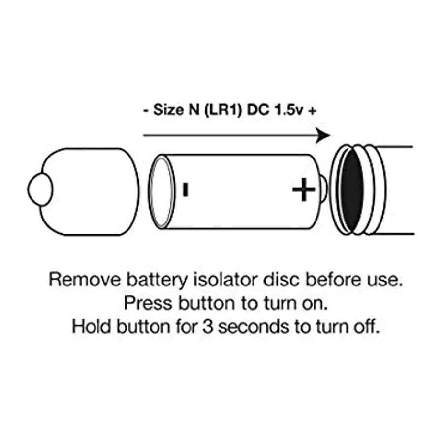 Rocks Off Ro-80 Single Speed Bullet - Champagne Gold