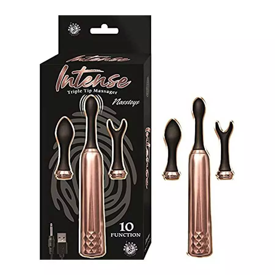 Princess Triple Tip Massager-Rose Gold