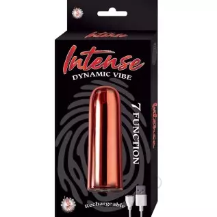 Nasstoys Intense Dynamic 7 Function Waterproof Rechargeable Bullet Vibe (Silver)