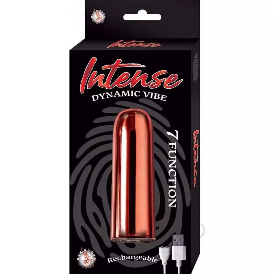 Nasstoys Intense Dynamic 7 Function Waterproof Rechargeable Bullet Vibe (Silver) Nasstoys Intense Dynamic 7 Function Waterproof Rechargeable Bullet Vibe (Silver)
