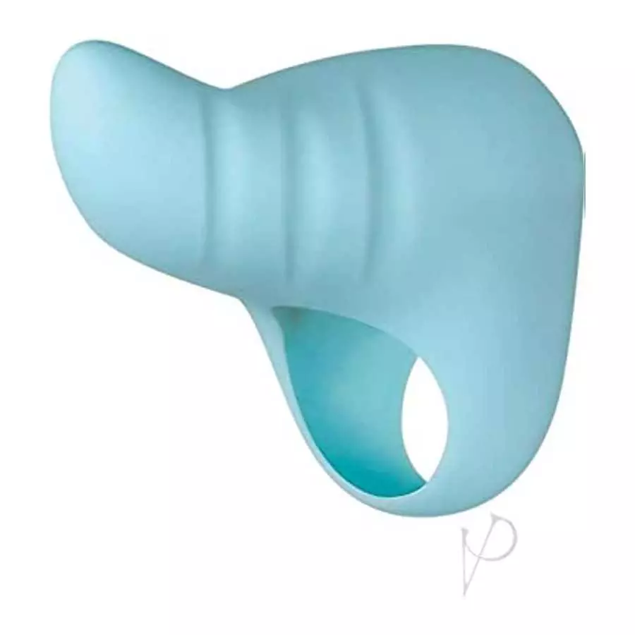 Evolved Love is Rechargeable Pinkie Promise Blue Finger Vibrator