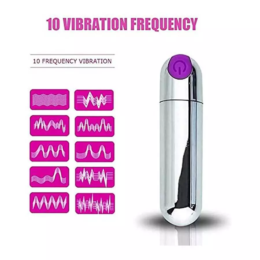 Dual Motor Bullet Vibrator, Clitoral G-Spot Bullet Vibrator with 10 Modes, Nipple Clitoral Stimulator Vibrator for Women, Adult 