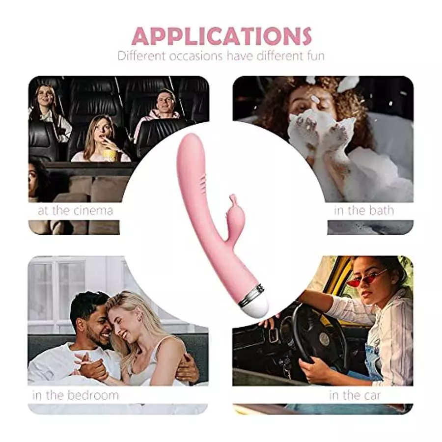 Rabbit Vibrator for Women, G Spot Rotating Vibrator Dildo, Clitoral Stimulator Women Toys for Pleasure, Adult Sex Toys for Women