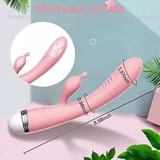 Rabbit Vibrator for Women, G Spot Rotating Vibrator Dildo, Clitoral Stimulator Women Toys for Pleasure, Adult Sex Toys for Women Rabbit Vibrator for Women, G Spot Rotating Vibrator Dildo, Clitoral Stimulator Women Toys for Pleasure, Adult Sex Toys for Women