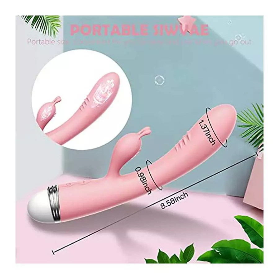 Rabbit Vibrator for Women, G Spot Rotating Vibrator Dildo, Clitoral Stimulator Women Toys for Pleasure, Adult Sex Toys for Women