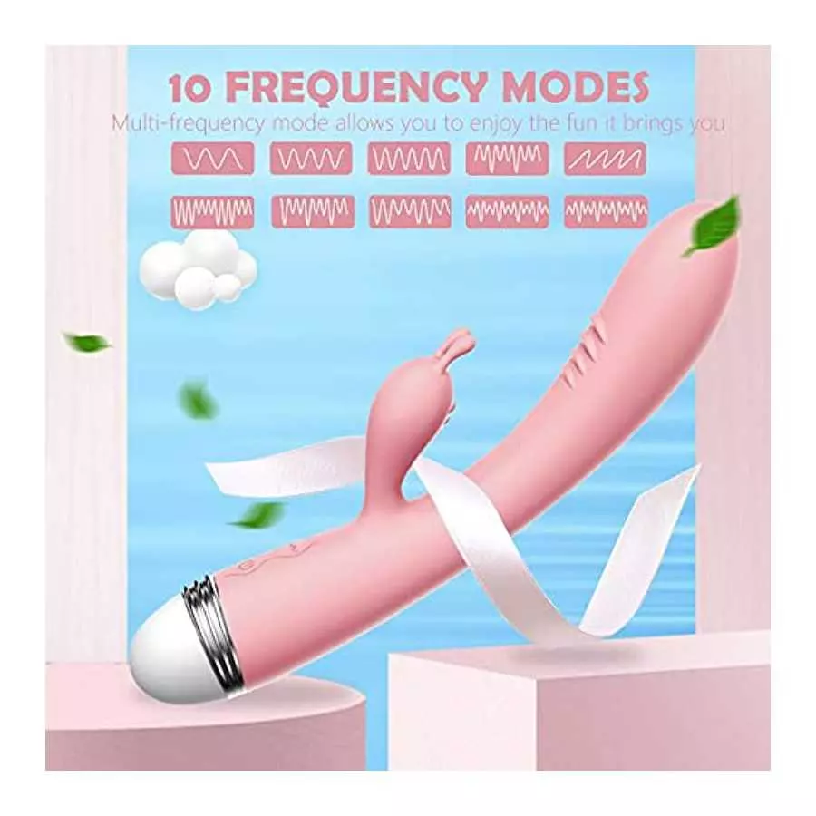 Rabbit Vibrator for Women, G Spot Rotating Vibrator Dildo, Clitoral Stimulator Women Toys for Pleasure, Adult Sex Toys for Women