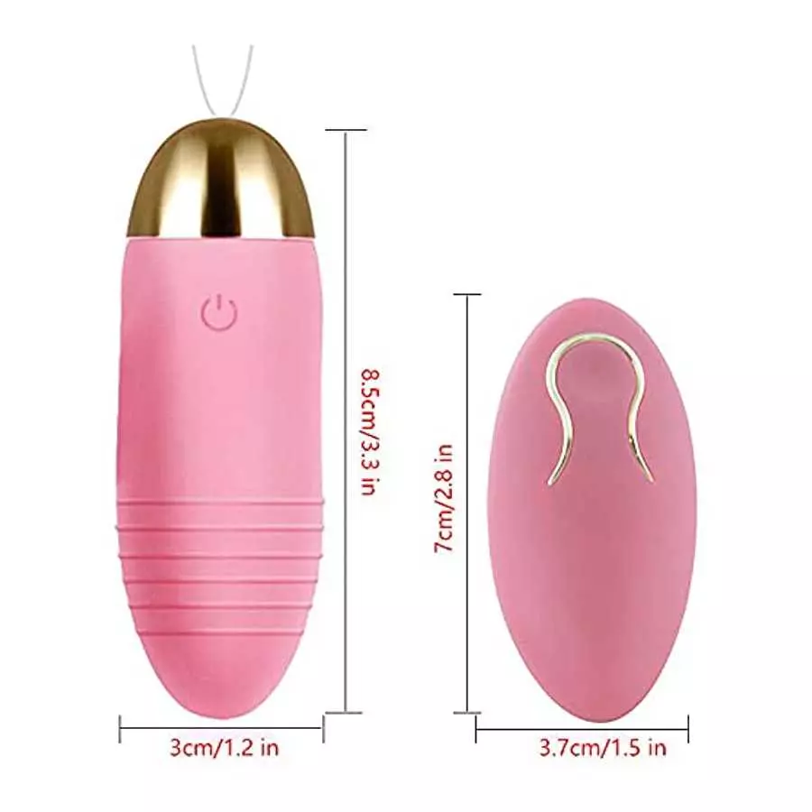 Multispeed Vibrator Egg Adult Sex Toy Bullet Massager Remote Control Bump Use Lubricant