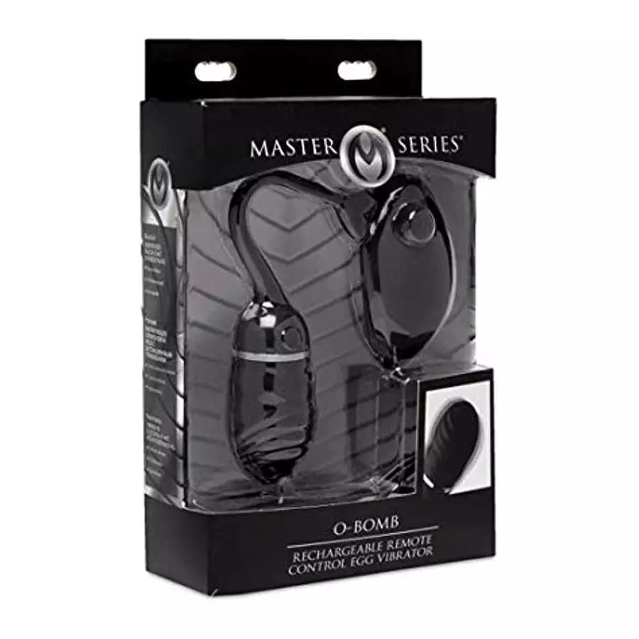 Master Series O-Bomb Rechargeable Remote Silicone Vibe