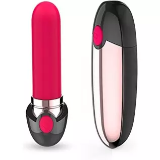 Bullet Vibrator Portable Sex Toys- G Spot Vaginal Anal Nipple Waterproof Massager with 10 Modes for Women.