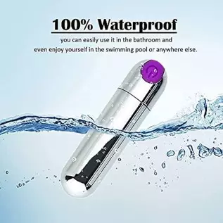 Bullet Vibrator, Dual Motor Mini Bullet Vibrator, G-spot Vibrator Clitoral Vibrator - with 10 Modes Vibrating Nipple Stimulator 
