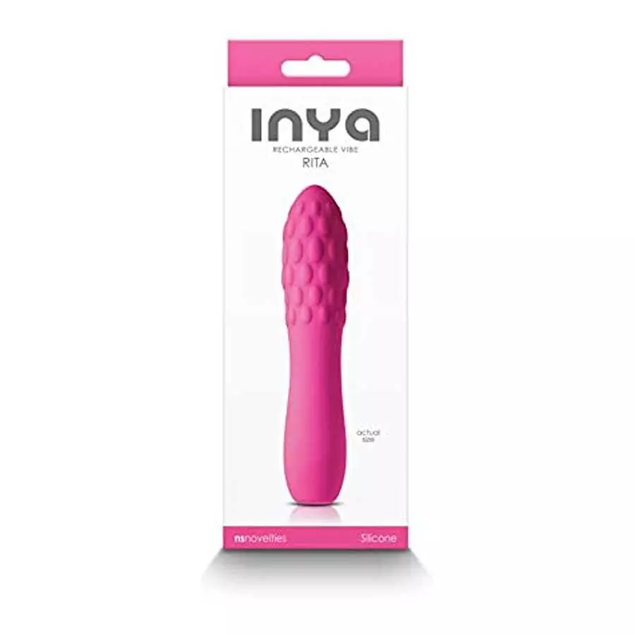 NS Novelties - Inya - Rita - Rechargeable Silicone Discreet Vibrator- Pink