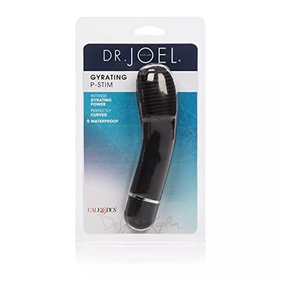 CalExotics Dr. Joel Kaplan Gyrating P Stim - Waterproof Vibrating Anal Sex Toys for Couples - Adult Prostate Stimulator Vibrator