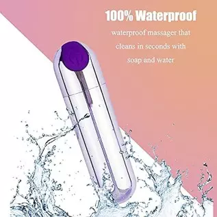 Electric 10 Modes Personal Bullet Massager Portable Bullet Tool Feminine Pleasure, Handheld Play Soft Smooth Toy Body Pleasure