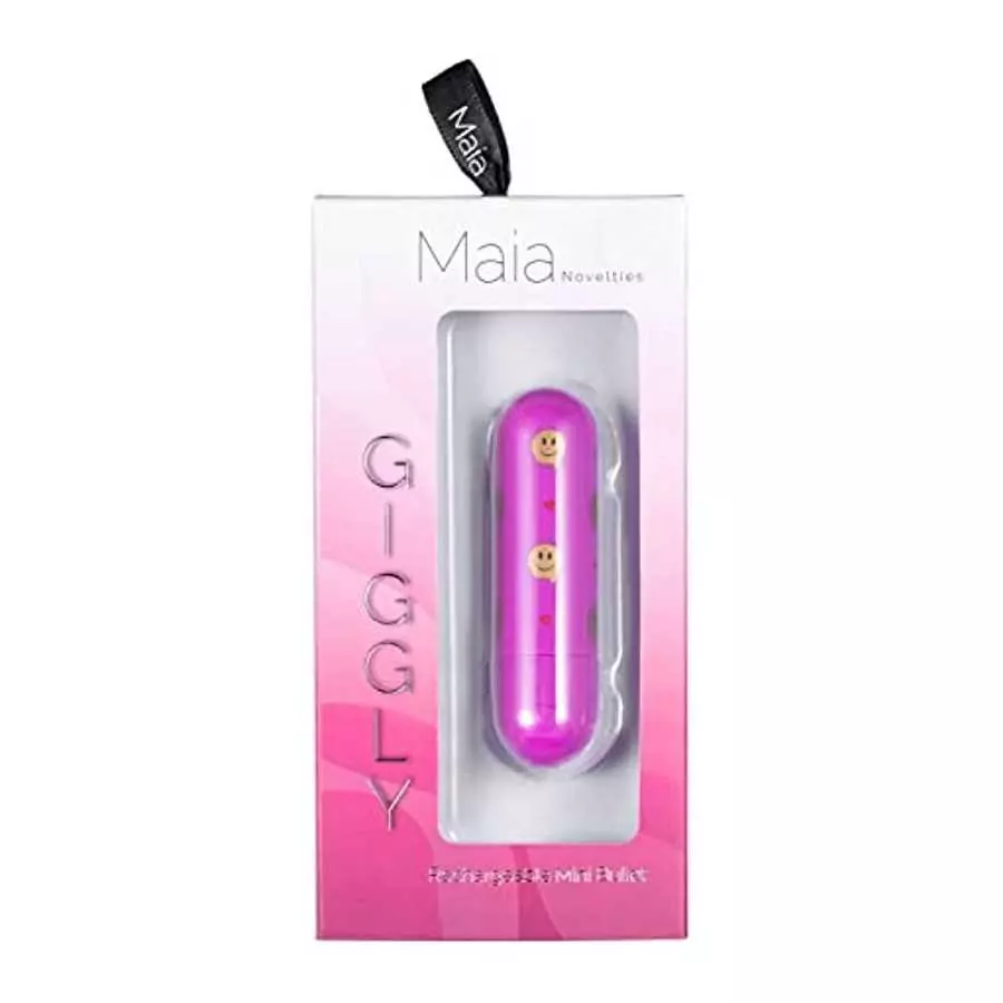 GIGGLY 10-Function Rechargeable Bullet Clitoral Vibrator Sex Toy