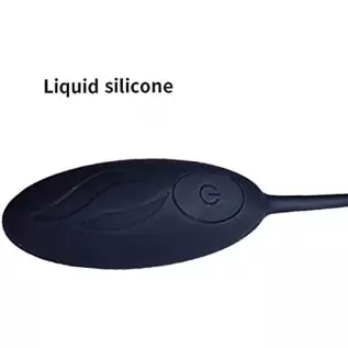 G-Spot Bullet Vibrator, Wireless Remote Control Vibrator 10 Vibration Modes Flexible Silicone Rechargeable Sex Toys - Black