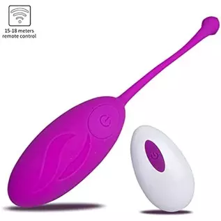 G-Spot Bullet Vibrator, Wireless Remote Control Vibrator 10 Vibration Modes Flexible Silicone Rechargeable Sex Toys - Black