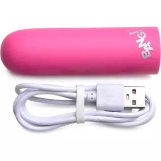 Bang! 10X Mega Silicone Vibrator - Blue, (AG749-Blue)