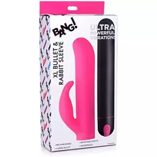 XL Silicone Bullet and Rabbit Sleeve