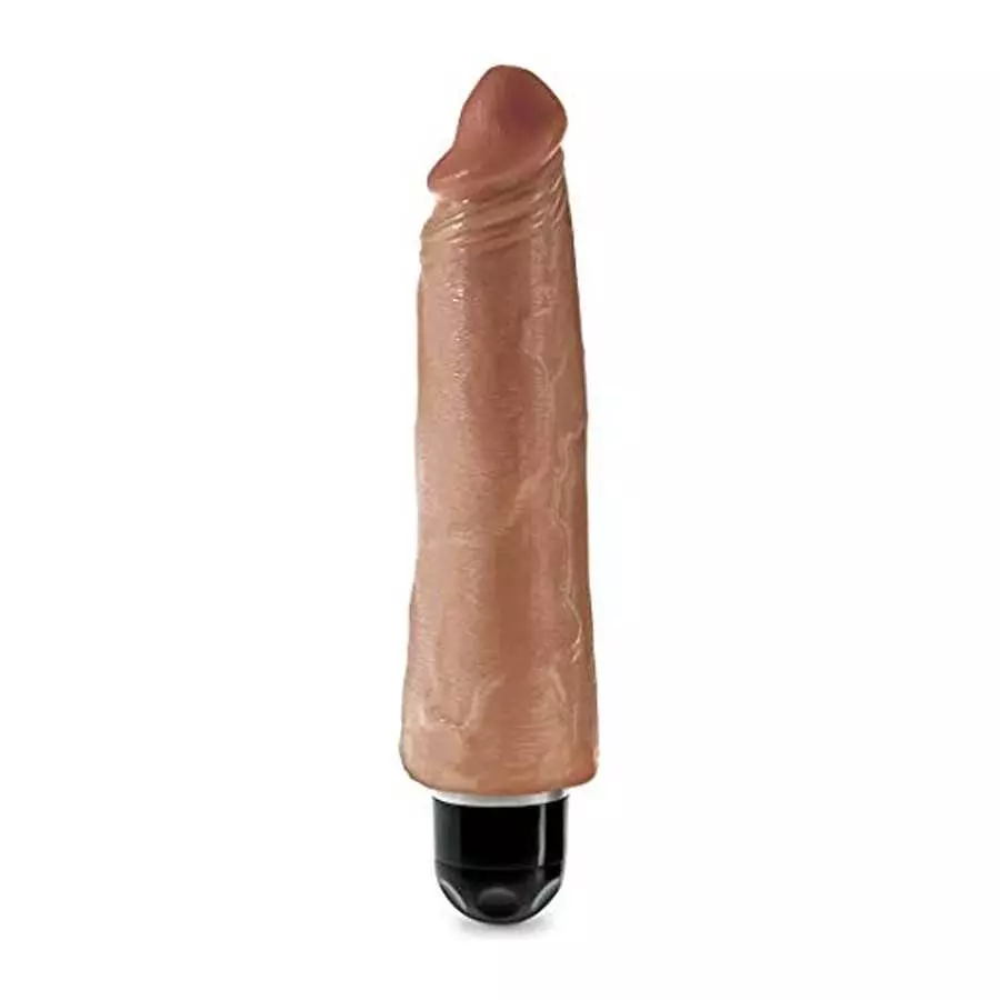 Pipedream Products King Cock 8" Vibrating Stiffy , Tan, 11.7 Lb Pipedream Products King Cock 8" Vibrating Stiffy , Tan, 11.7 Lb