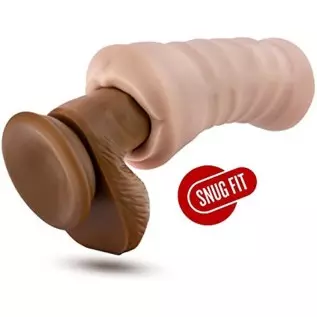Blush M for Men Angie - Realistic Ribbed Open Ended Masturbator Stroker - One Speed Battery Powered Waterproof Bullet Vibrator - Blush M for Men Angie - Realistic Ribbed Open Ended Masturbator Stroker - One Speed Battery Powered Waterproof Bullet Vibrator -