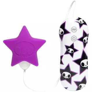 Lovehoney Tokidoki 10 Function Silicone Clitoral Vibrator, Star Petal Purple